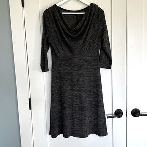 Women’s knit cowl neck dress
